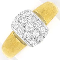 zum Artikel Designer-Bandring 0,96ct Diamanten 18K Gold, S2960