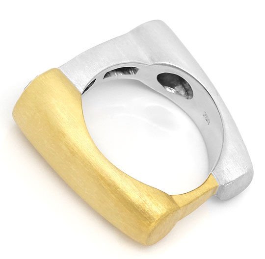 Foto 3 - Designer-Ring Topmodern Diamanten Safir, in Bicolor 18K, S3309