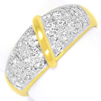 zum Artikel Bandring mit Brillanten und Diamanten 0,49 ct Gelbgold, S4211