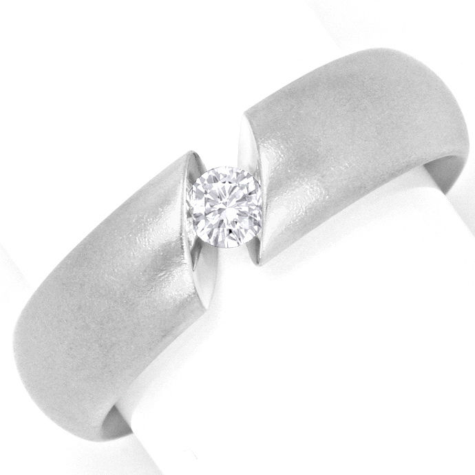 Niessing Narciss Platin Brillant-Spann Ring 0,15 Carat, aus Designer-Solitär-Diamantringe Brillantringe