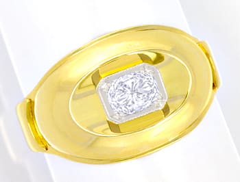 Foto 1 - Außergewöhnlicher Goldbandring 1,09ct Diamant, S5107