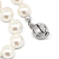 zum Artikel Elegante Perlenkette 58cm Diamanten-Schloss, S5206