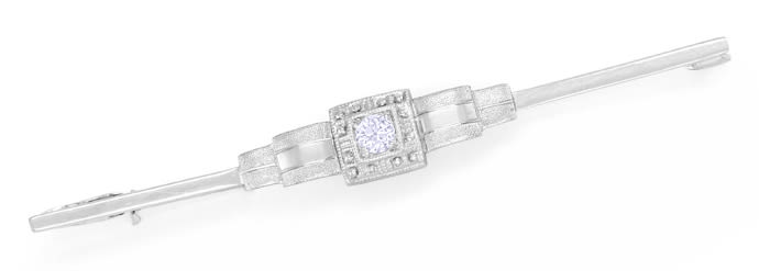 Foto 1 - Bezaubernde Art Deco Stabbrosche mit Diamant, S5591