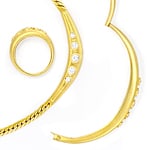 Collier Armband Ring 1,75ct reine Brillanten