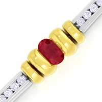 zum Artikel Exquisites Spitzen-Rubine Brillanten Armband, S5647