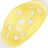 zum Artikel Glänzender Gelbgold-Bandring 0,38ct Diamanten, S5800