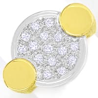 zum Artikel Designer Goldring Scheiben 0,33ct Diamanten, S5801