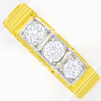 zum Artikel Art-Deco Dreisteiner-Ring mit 0,66ct Diamanten, S5875