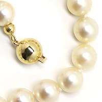 zum Artikel Choker Akoya Perlenkette 39cm mit 14K Goldschloß, S9225
