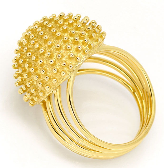 Foto 3 - Außergewöhnlicher Designer-Ring 18K Gelbgold-Handarbeit, S9970