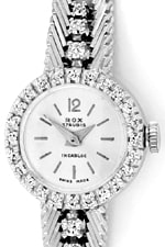 Damen-Armbanduhr 0,47ct Diamanten in Weißgold