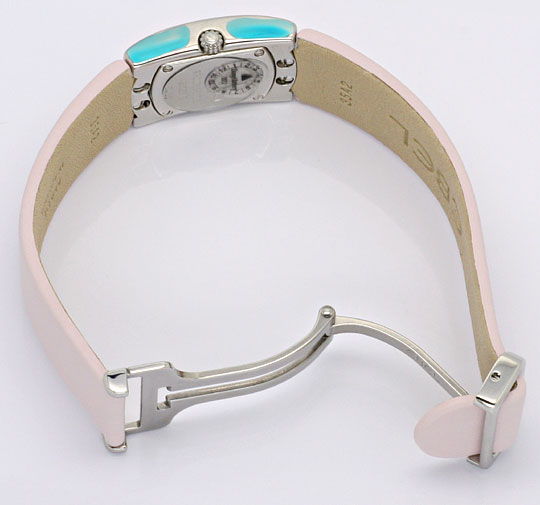 Foto 5 - Ebel Beluga Manchette Uhr Diamanten-Perlmutt Ungetragen, U1560