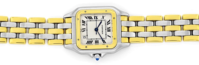 Foto 1 - Cartier Panthere 3-Streifen-Gold Medium Uhr, U2409