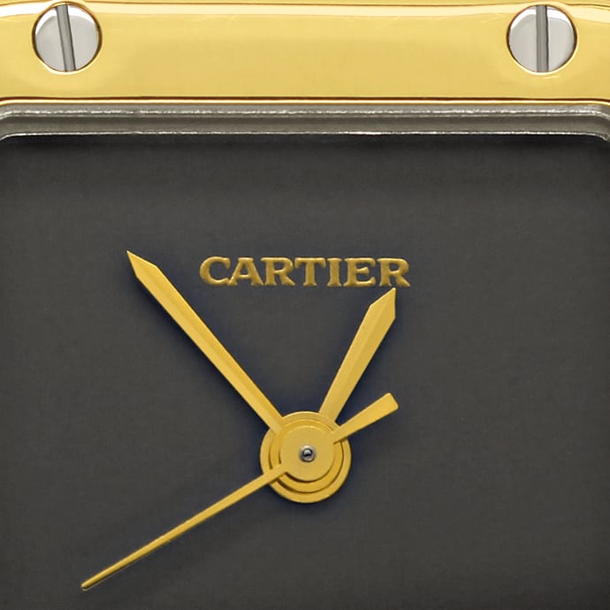 Foto 3 - Cartier Santos Automatik Damenuhr Stahl-Gold, U2559
