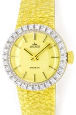 Arctus Damen-Gold-Armbanduhr 0,45ct Diamanten