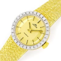 zum Artikel Arctus Damen-Gold-Armbanduhr 0,45ct Diamanten, U2596