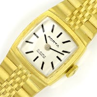 zum Artikel Porta Gelbgold Damen-Armbanduhr in massiv 14 Karat, U2632