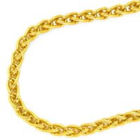 zum Artikel Goldkette Zopfkette in 18K Gelbgold 45cm lang, Z0003