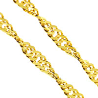 zum Artikel Massive Singapur Goldkette 50cm in 18K Gelbgold, Z0007
