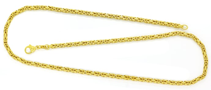 Foto 1 - Königskette 55cm lang in massiv 14K Gelbgold, Z0108