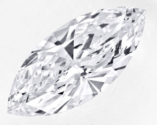 Diamant Navette Schliff, Marquise Cut Diamond, River D, Lupenrein