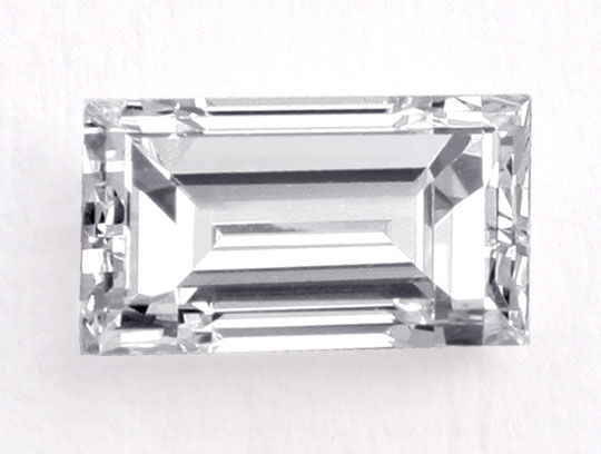 Diamant Baguette Schliff, Baguette Cut Diamond, Rechteck Schliff