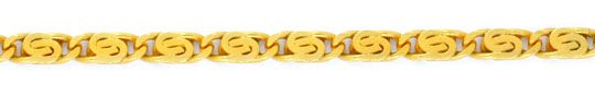 S Kette / S Armband, hochglanzpoliertes Gelbgold, zweiseitig geschliffen
